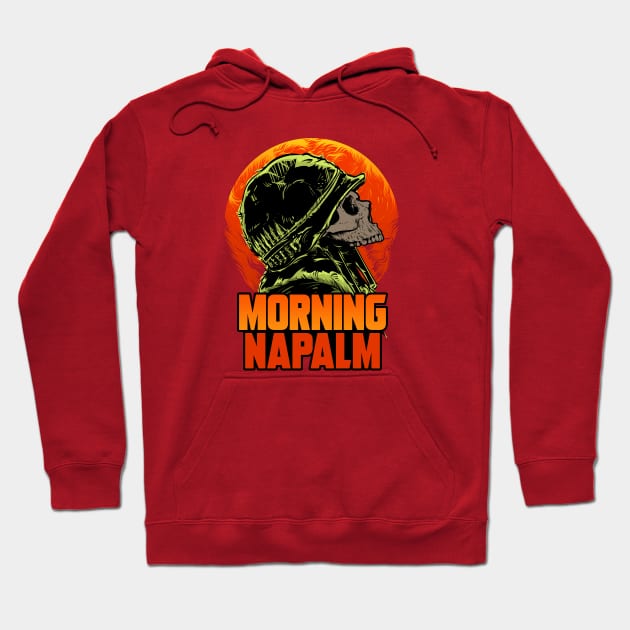 MORNING NAPALM Hoodie by theanomalius_merch